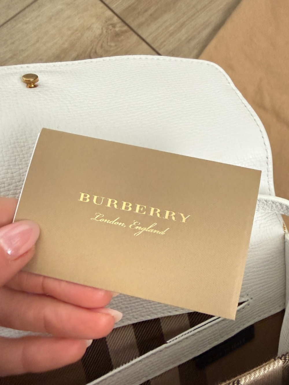 Burberry Macken White Fringe Leather Crossbody Bag Tassel - Picture 11 of 12